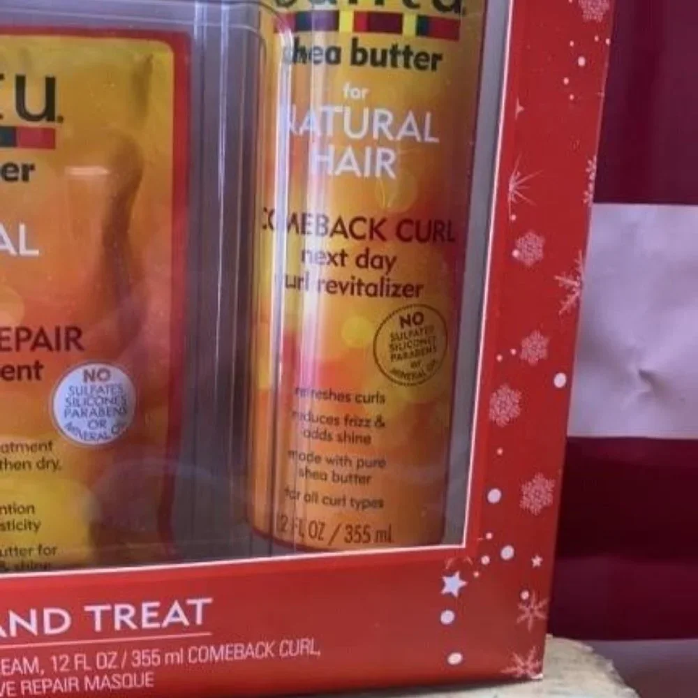 Cantu w/ Shea butter curl activator moisturizing intensive repair masque